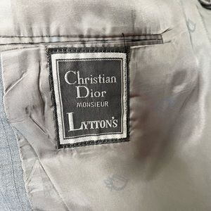 Christian Dior Blue Suit Jacket Size: Large